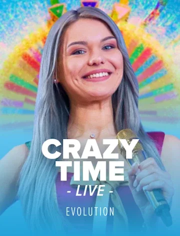 Crazy Time by Evolution, 96.1% RTP, playable at Winner Casino