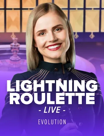 Lightning Roulette by Evolution, 97.3% RTP, playable at Winner Casino